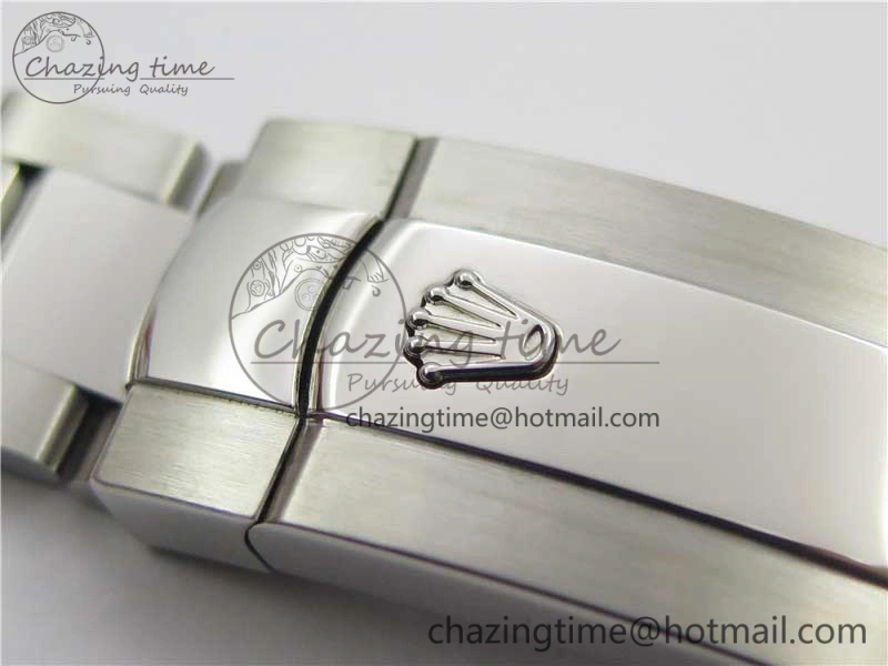 DateJust 126334 SS Noob 1:1 904L Best Edition Gray Dial Stick Markers on Oyster Bracelet A3235