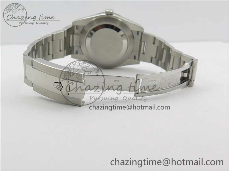 DateJust 126334 SS Noob 1:1 904L Best Edition Gray Dial Stick Markers on Oyster Bracelet A3235