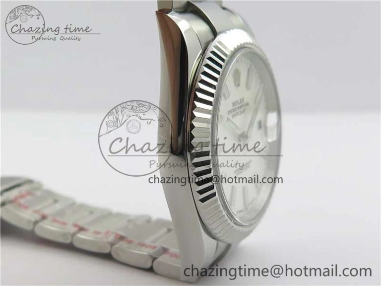 DateJust 126334 SS Noob 1:1 904L Best Edition White Dial Stick Markers on Oyster Bracelet A3235
