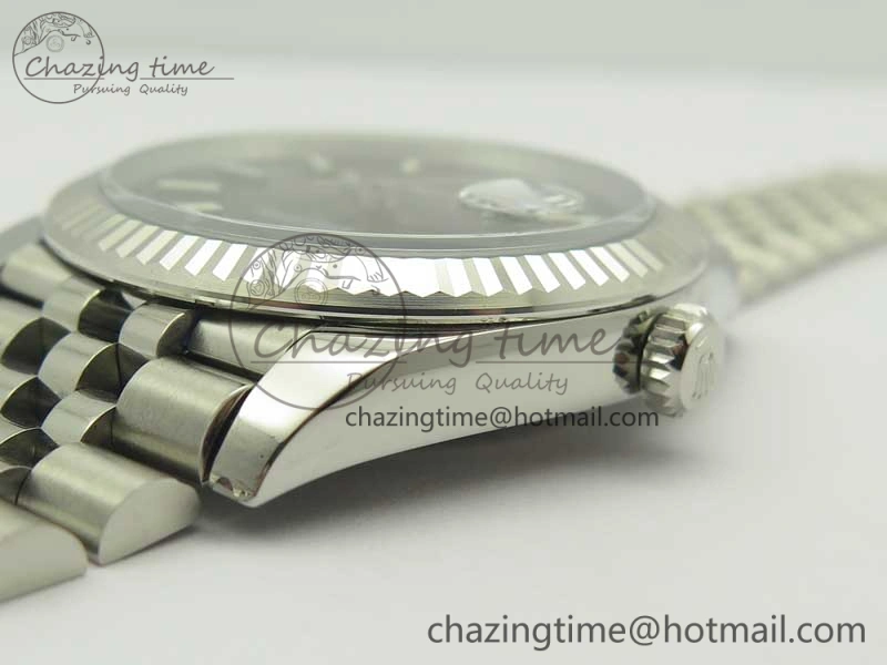 DateJust 126334 SS REF 1:1 Best Edition Black Dial Stick Markers on New version Jubilee Bracelet A3235