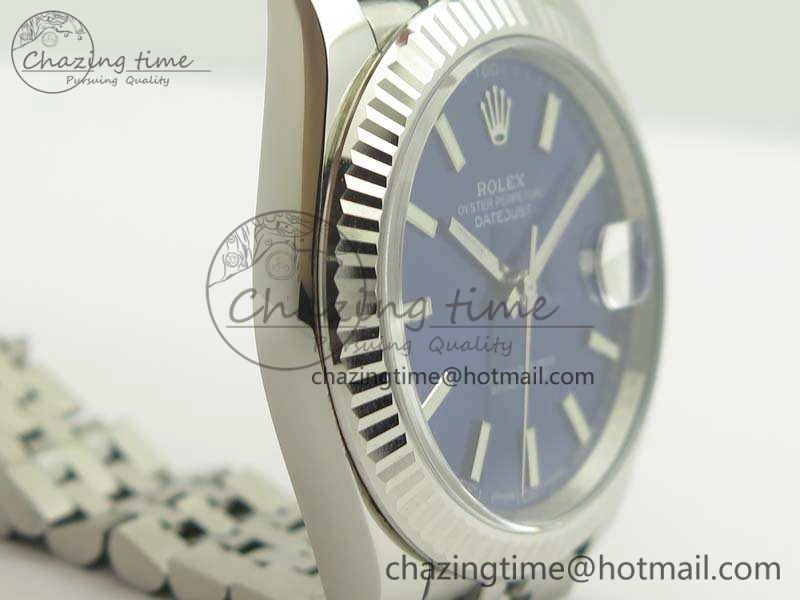 DateJust 126334 SS REF 1:1 Best Edition Blue Dial Stick Markers On New Version Jubilee Bracelet A3235