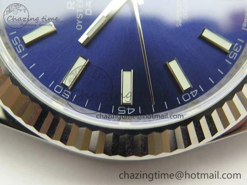 DateJust 126334 SS REF 1:1 Best Edition Blue Dial Stick Markers On New Version Jubilee Bracelet A3235
