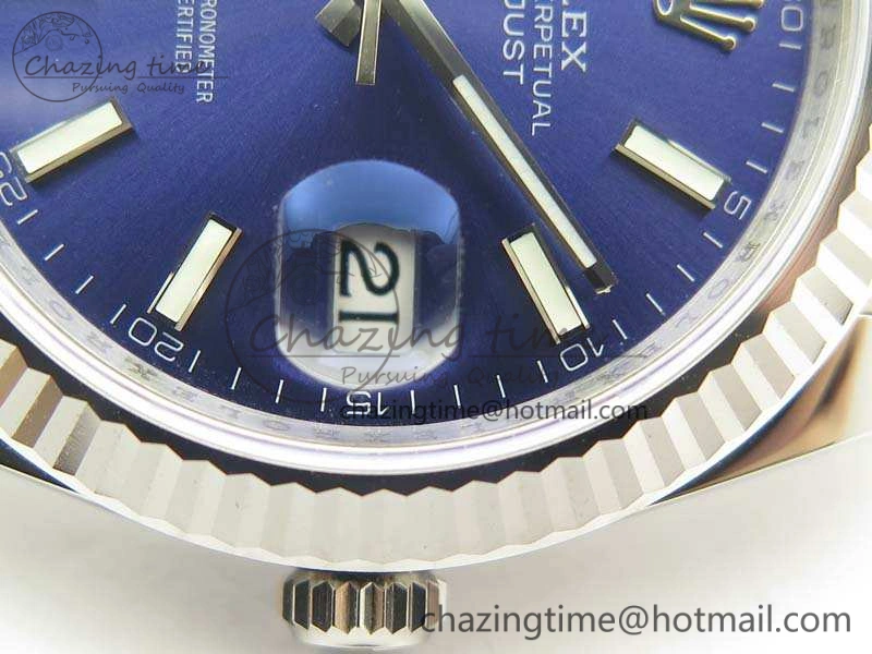 DateJust 126334 SS REF 1:1 Best Edition Blue Dial Stick Markers On New Version Jubilee Bracelet A3235