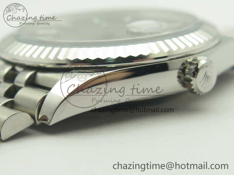 DateJust 126334 SS REF 1:1 Best Edition Gray Dial Stick Markers On New Version Jubilee Bracelet A3235