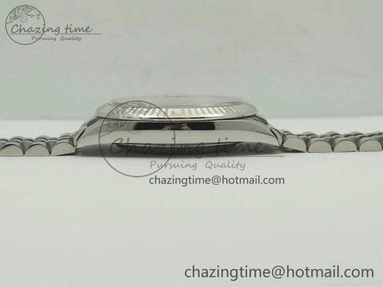 DateJust 126334 SS REF 1:1 Best Edition Gray Dial Stick Markers On New Version Jubilee Bracelet A3235