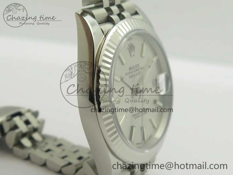 DateJust 126334 SS REF 1:1 Best Edition Silver Dial Stick Markers on New version Jubilee Bracelet A3235