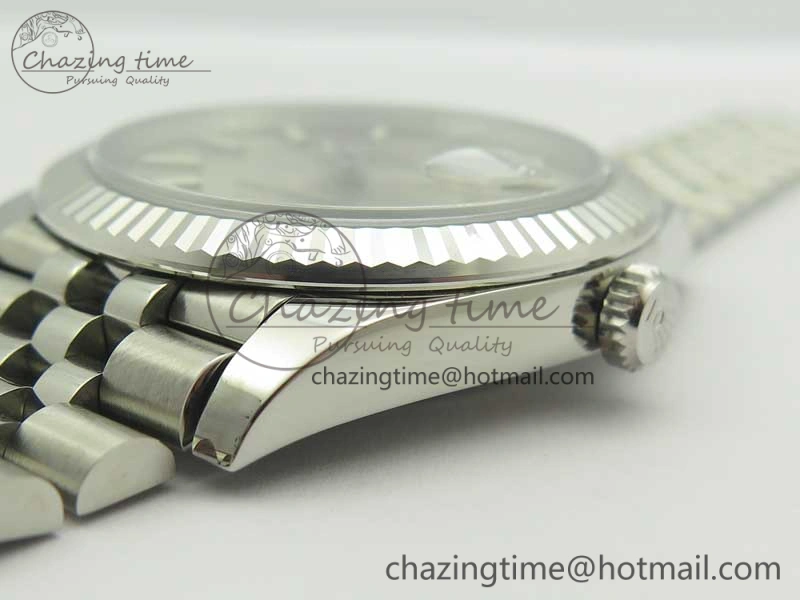 DateJust 126334 SS REF 1:1 Best Edition Silver Dial Stick Markers on New version Jubilee Bracelet A3235
