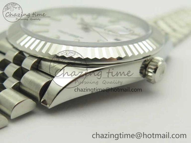 DateJust 126334 SS REF 1:1 Best Edition White Dial Stick Markers on New version Jubilee Bracelet A3235