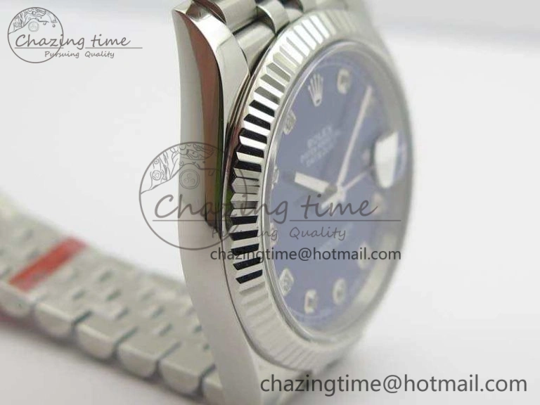 DateJust 228238 SS Noob 1:1 Best Edition Blue Dial Diamond On Jubilee Bracelet A3235