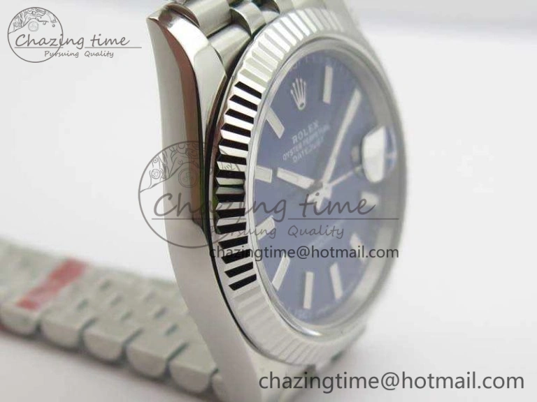 DateJust 228238 SS Noob 1:1 Best Edition Blue Dial Stick Markers On Jubilee Bracelet A3235