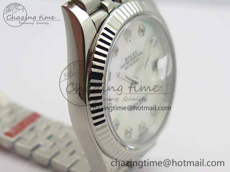 DateJust 228238 SS Noob 1:1 Best Edition MOP Dial Diamond On Jubilee Bracelet A3235
