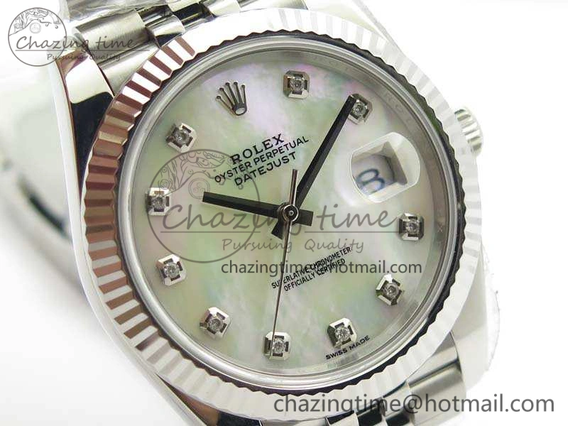 DateJust 228238 SS Noob 1:1 Best Edition MOP Dial Diamond On Jubilee Bracelet A3235
