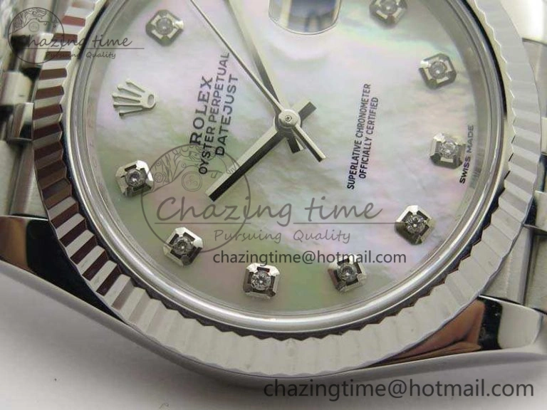 DateJust 228238 SS Noob 1:1 Best Edition MOP Dial Diamond On Jubilee Bracelet A3235