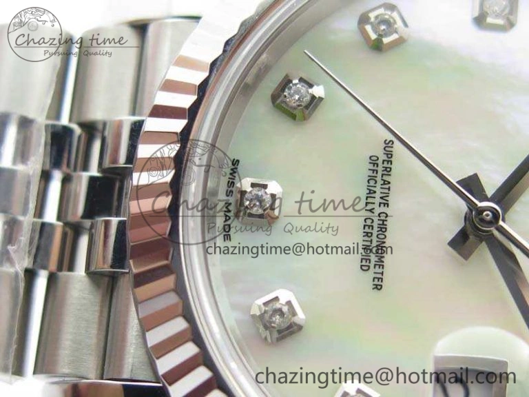 DateJust 228238 SS Noob 1:1 Best Edition MOP Dial Diamond On Jubilee Bracelet A3235