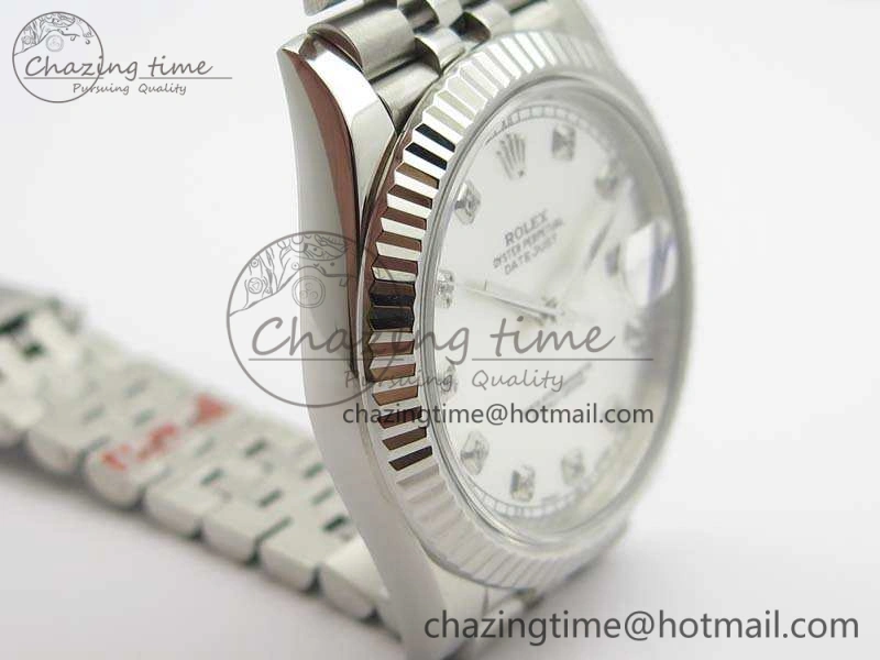 DateJust 228238 SS Noob 1:1 Best Edition Silver Dial Diamond On Jubilee Bracelet A3235