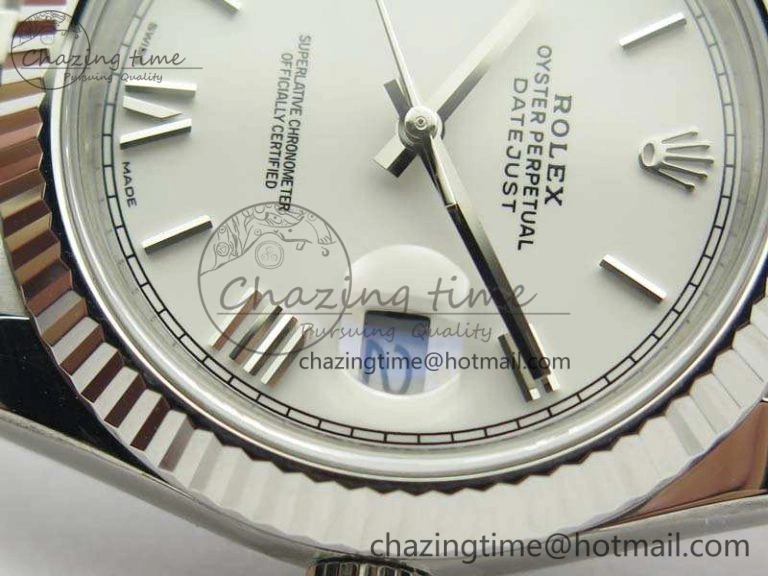 DateJust 228238 SS Noob 1:1 Best Edition White Roman Dial On Jubilee Bracelet A3235