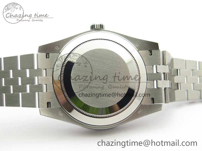DateJust 228238 Smooth Bezel SS Noob 1:1 Best Edition Gray Dial Diamond On Jubilee Bracelet A3235