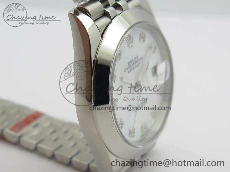 DateJust 228238 Smooth Bezel SS Noob 1:1 Best Edition MOP Dial Diamond On Jubilee Bracelet A3235