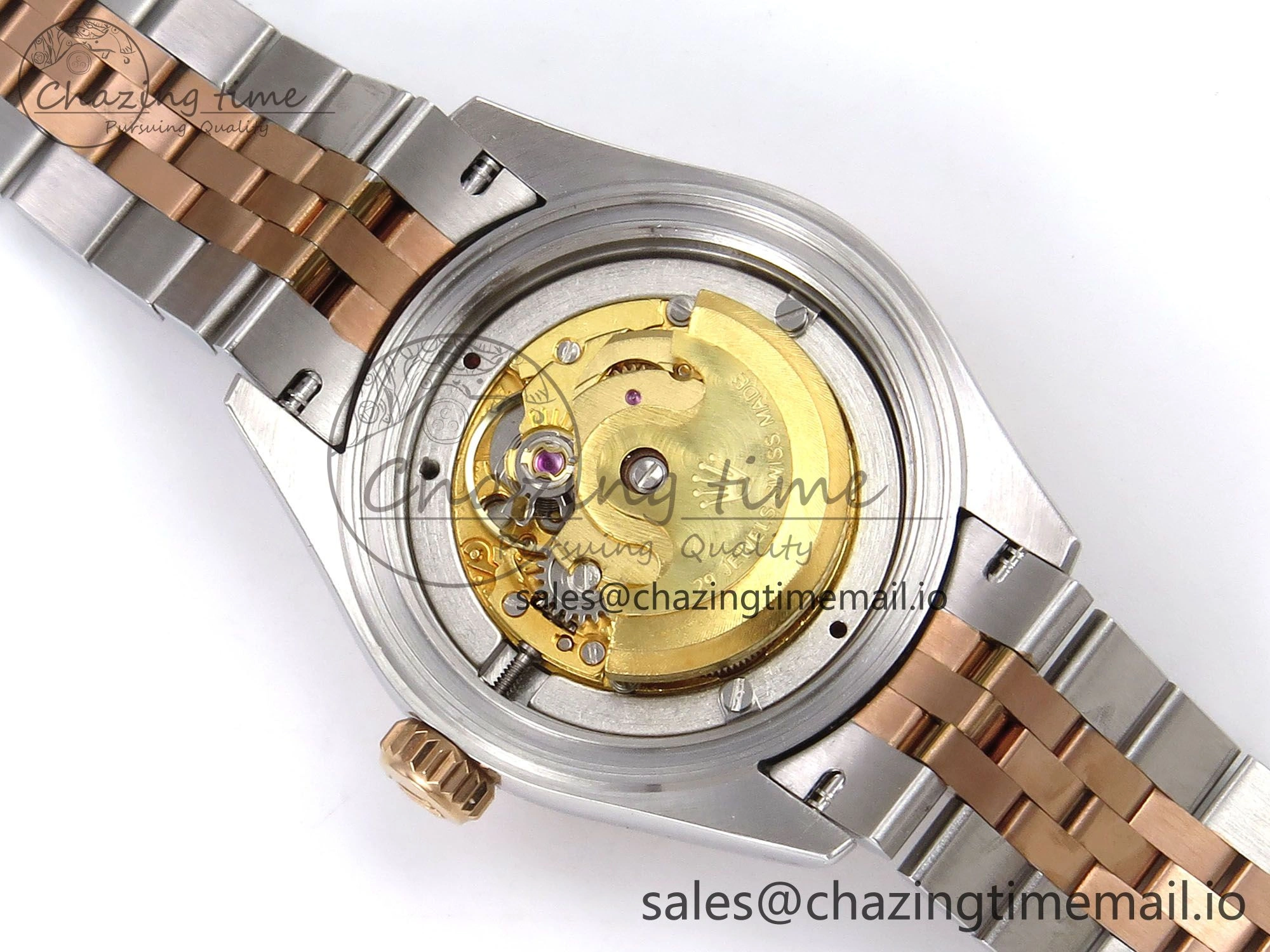 DateJust 28MM 279171 SS RG GMF 1:1 Best Edition 904L Steel RG Diamonds Dial on Jubilee Bracelet A2671