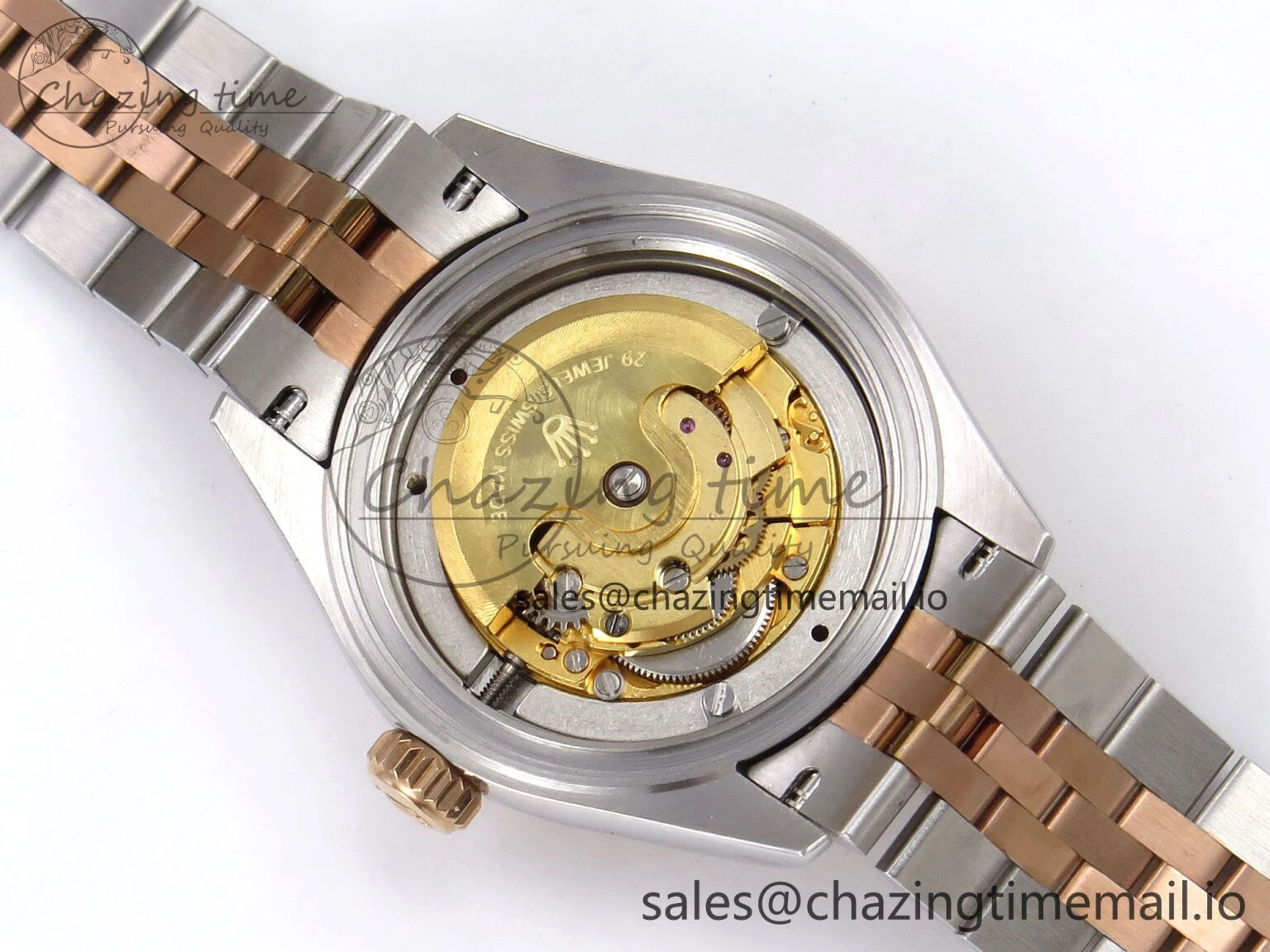 DateJust 28MM 279171 SS RG GMF 1:1 Best Edition 904L Steel RG Diamonds Dial on Jubilee Bracelet A2671