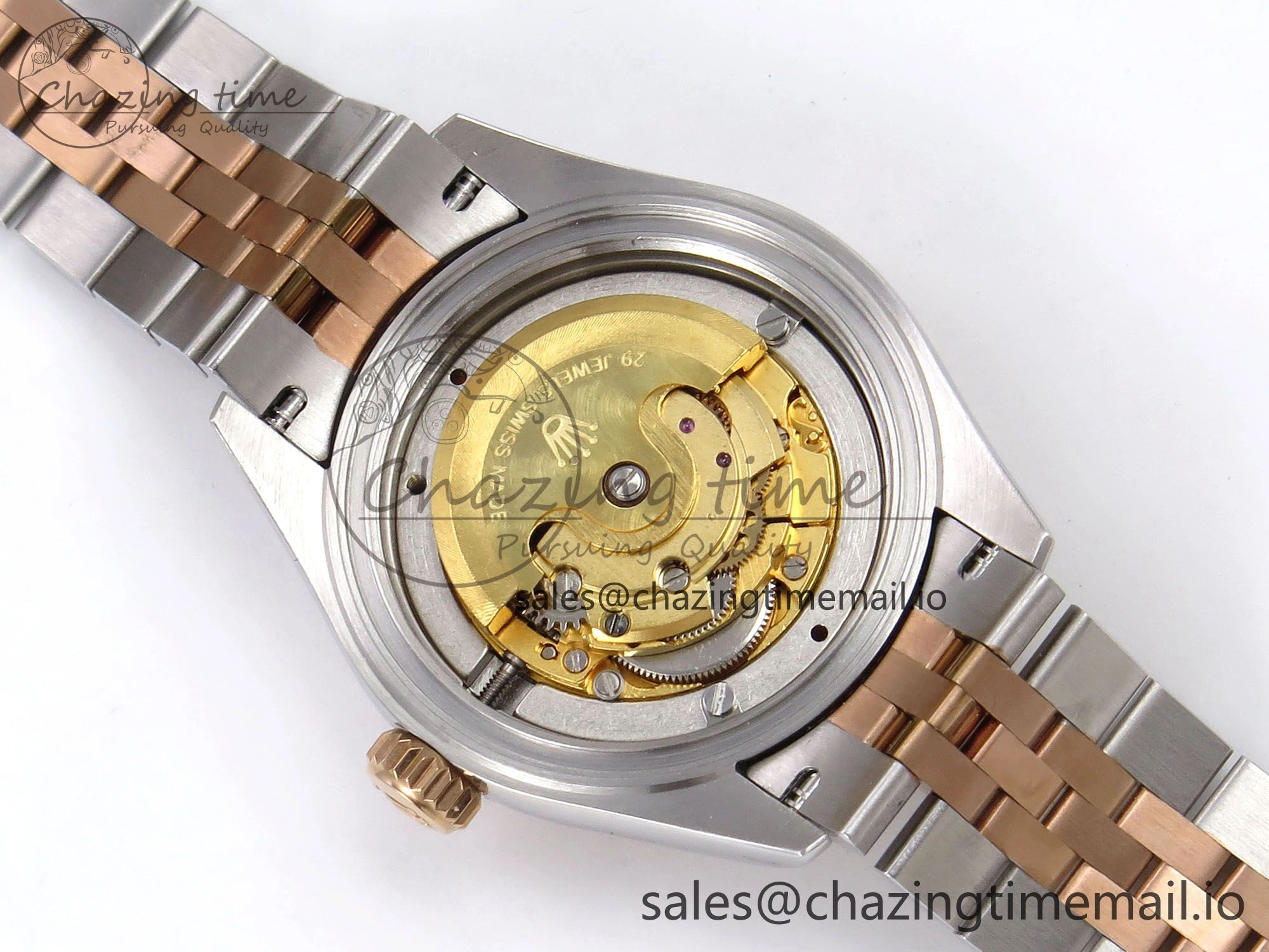 DateJust 28MM 279171 SS RG GMF 1:1 Best Edition 904L Steel RG Diamonds Dial on Jubilee Bracelet A2671