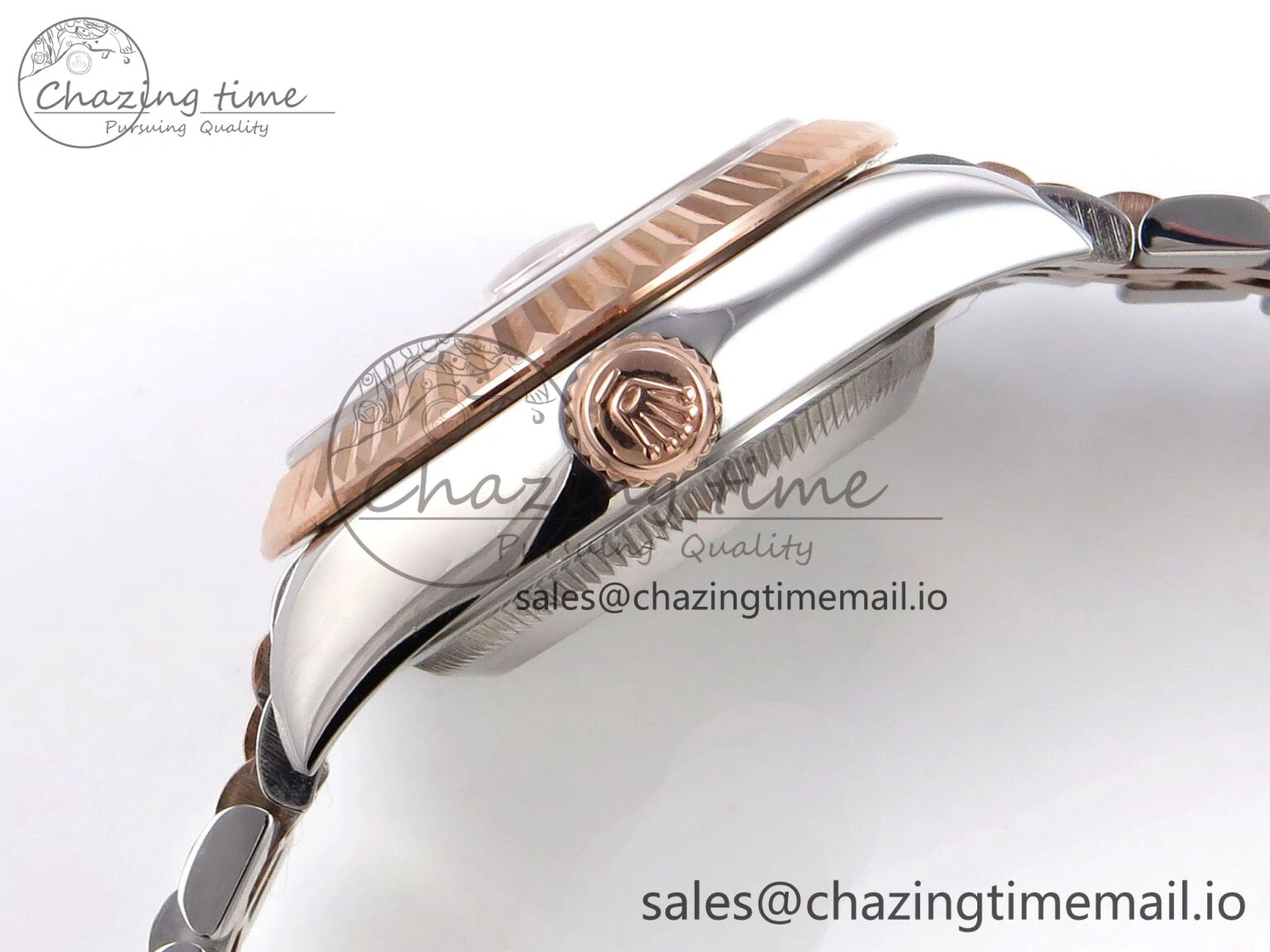 DateJust 28MM 279171 SS RG GMF 1:1 Best Edition 904L Steel RG Diamonds Dial on Jubilee Bracelet A2671