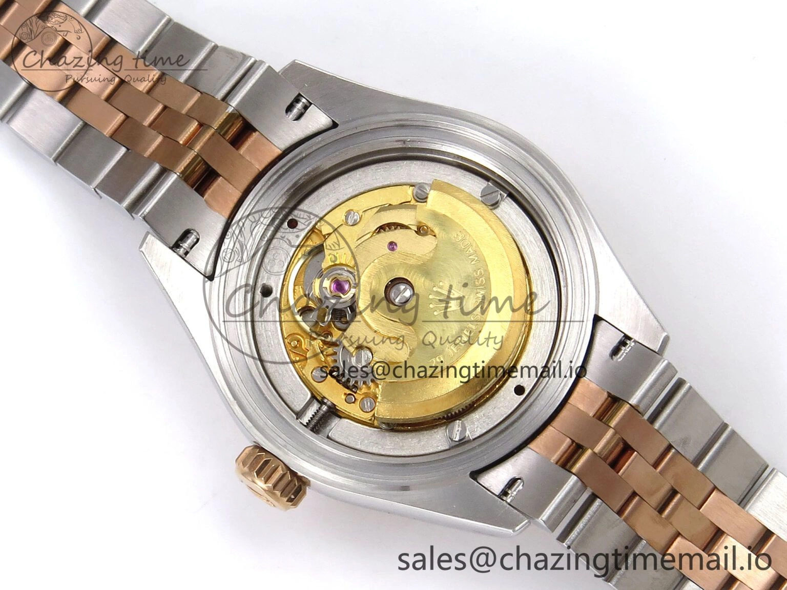 DateJust 28MM 279171 SS RG GMF 1:1 Best Edition 904L Steel RG Stick Dial on Jubilee Bracelet A2671