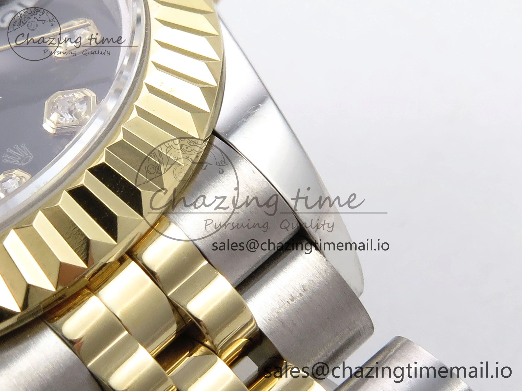 DateJust 28MM 279173 SS YG GMF 1:1 Best Edition 904L Steel Black Diamonds Dial on Jubilee Bracelet A2671