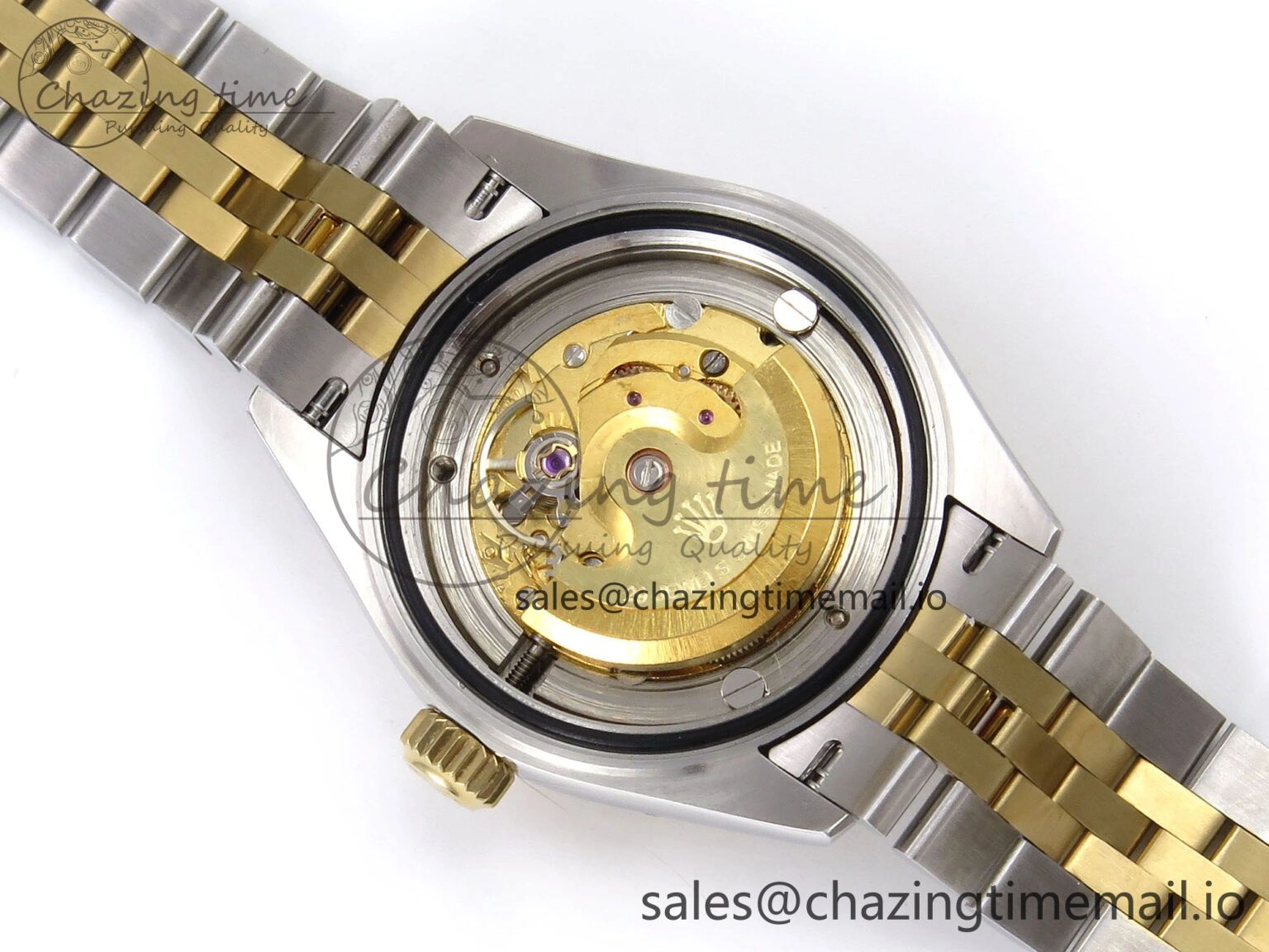 DateJust 28MM 279173 SS YG GMF 1:1 Best Edition 904L Steel Green Diamonds Dial on Jubilee Bracelet A2671