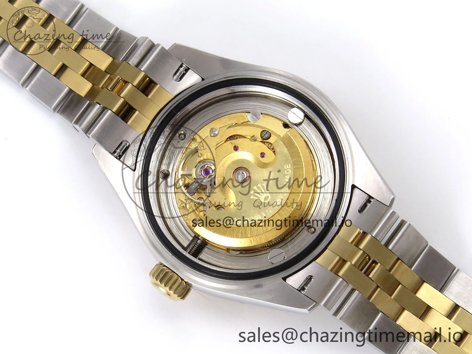 DateJust 28MM 279173 SS YG GMF 1:1 Best Edition 904L Steel Green Diamonds Dial on Jubilee Bracelet A2671