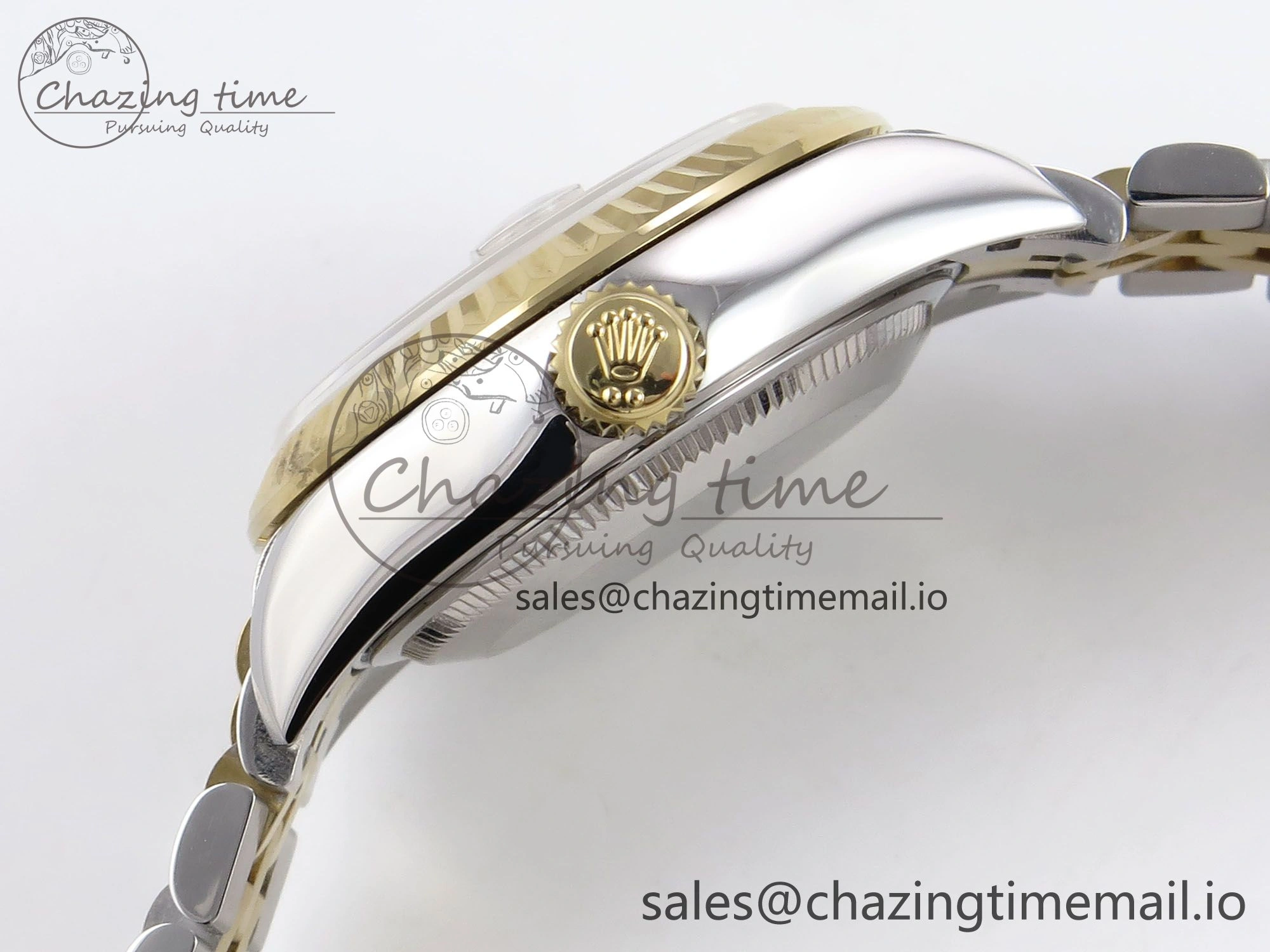 DateJust 28MM 279173 SS YG GMF 1:1 Best Edition 904L Steel Green Diamonds Dial on Jubilee Bracelet A2671