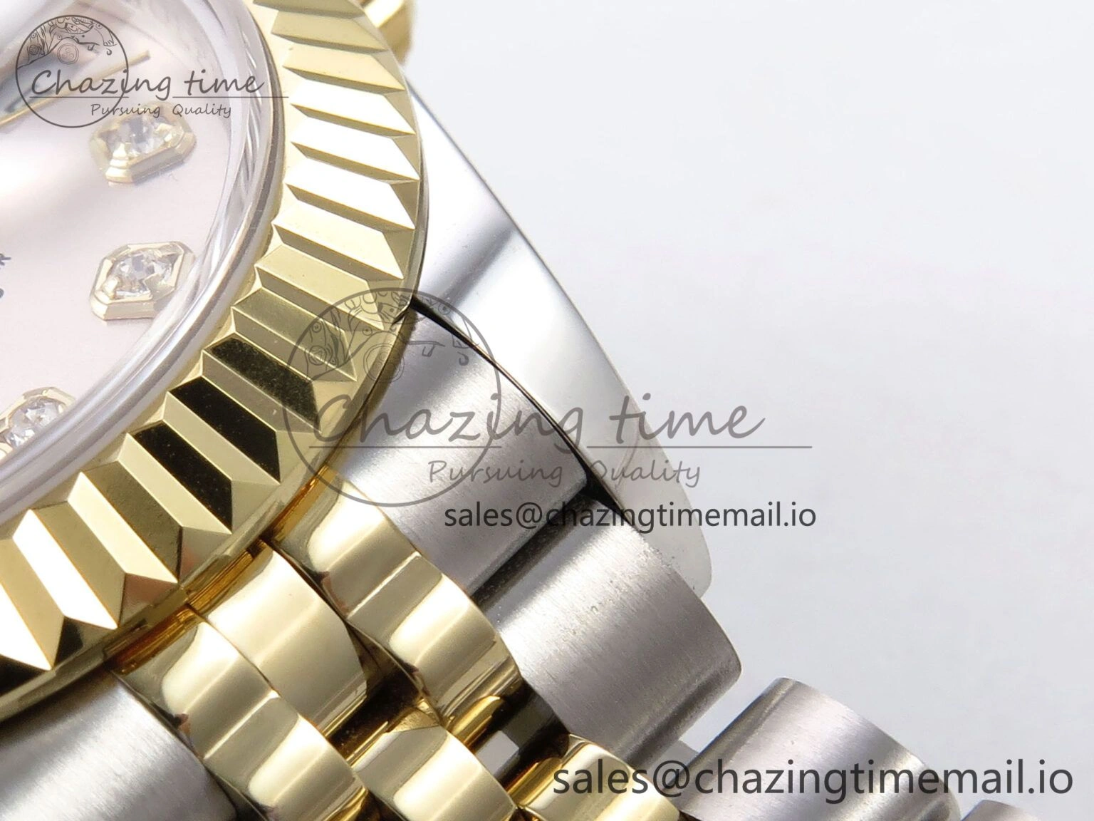 DateJust 28MM 279173 SS YG GMF 1:1 Best Edition 904L Steel Silver Diamonds Dial on Jubilee Bracelet A2671