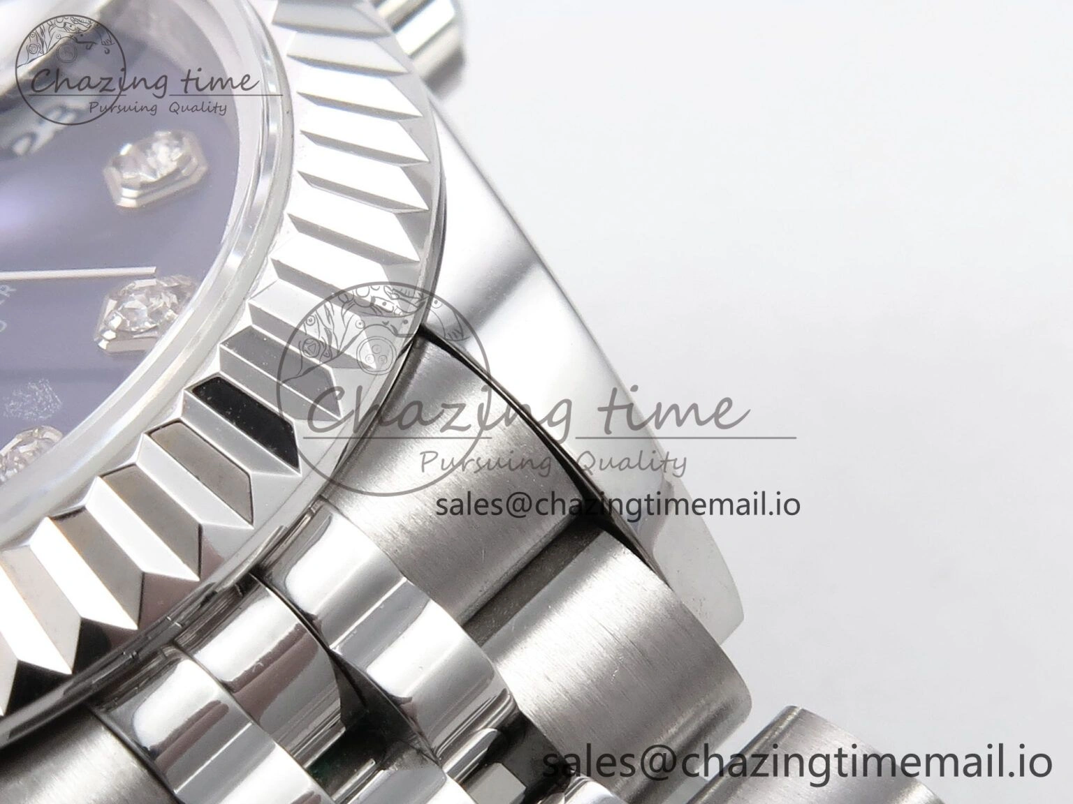 DateJust 28MM 279174 SS GMF 1:1 Best Edition 904L Steel Blue Diamonds Dial on Jubilee Bracelet A2671