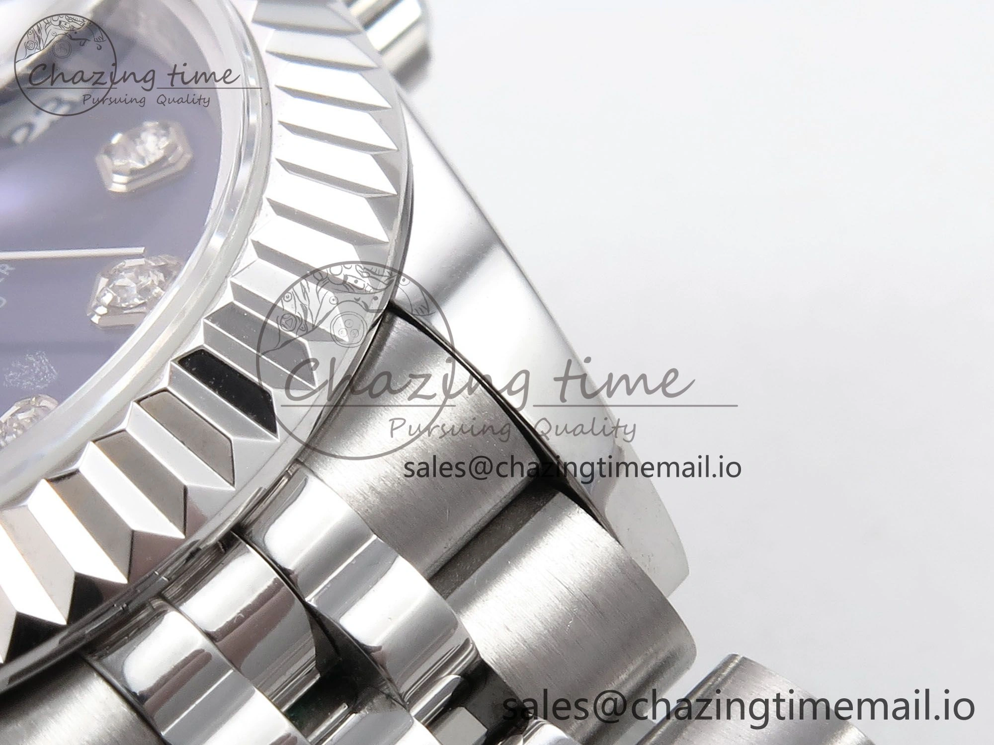 DateJust 28MM 279174 SS GMF 1:1 Best Edition 904L Steel Blue Diamonds Dial on Jubilee Bracelet A2671