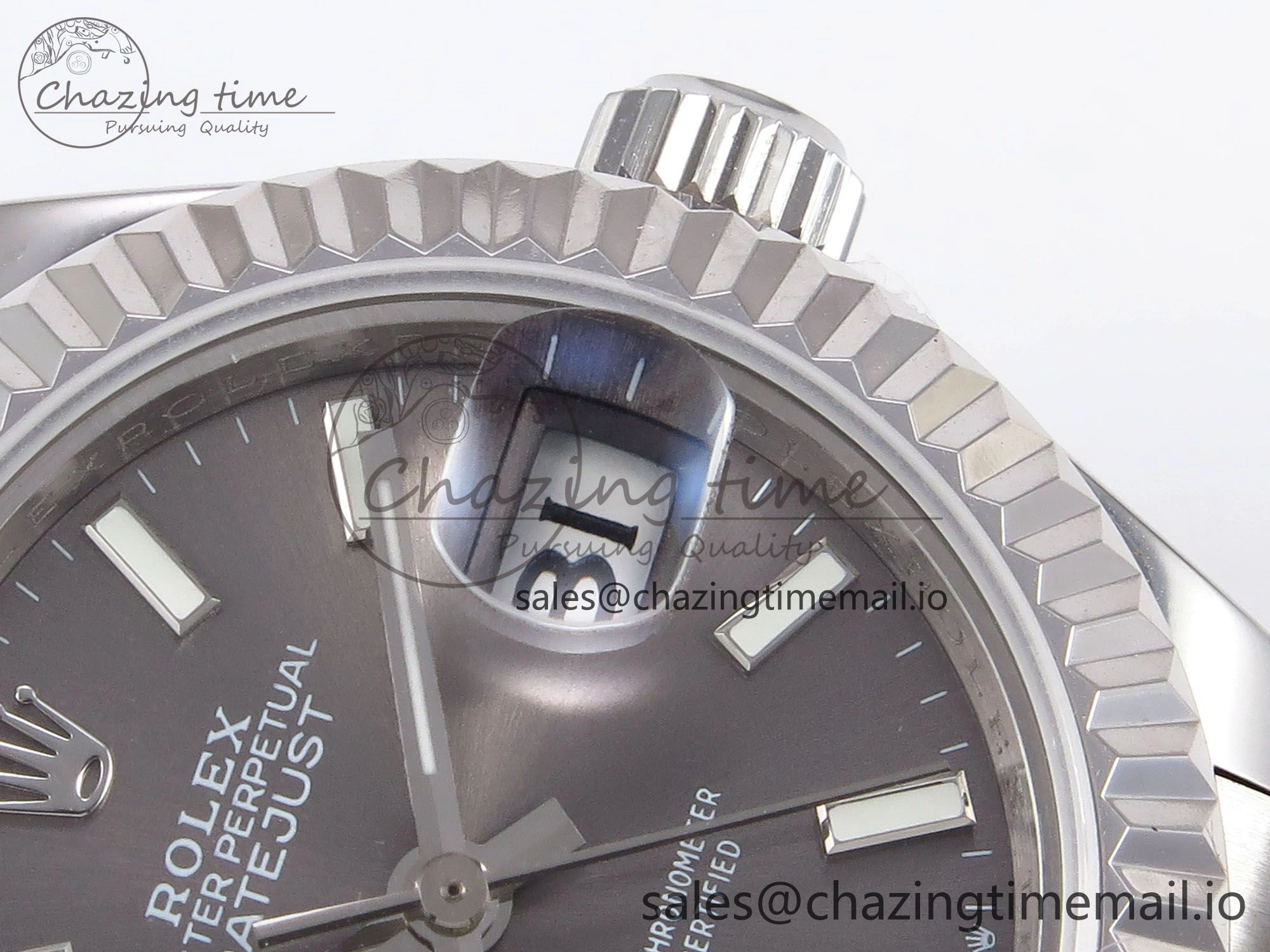 DateJust 28MM 279174 SS GMF 1:1 Best Edition 904L Steel Gray Stick Dial on Jubilee Bracelet A2671