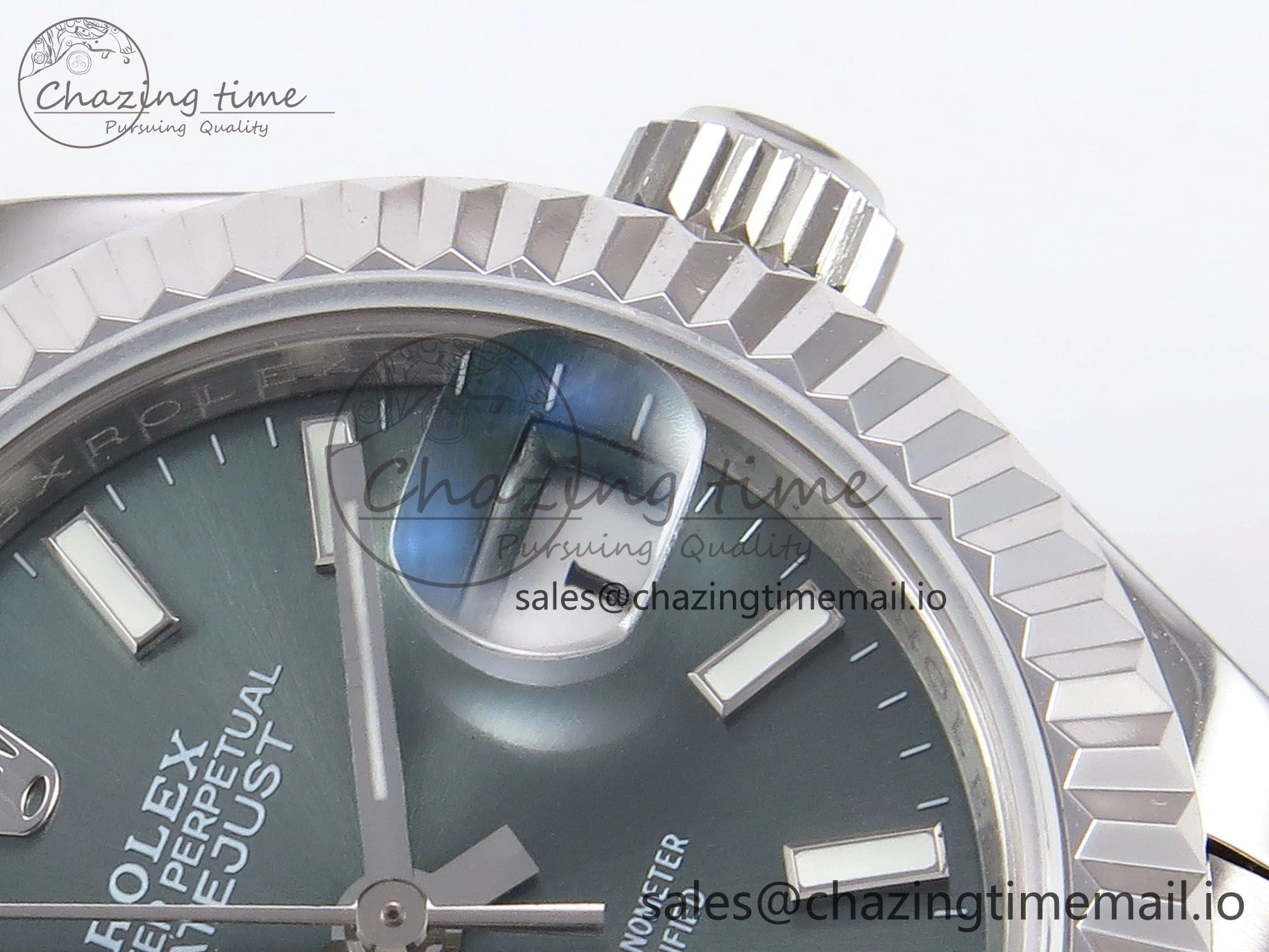 DateJust 28MM 279174 SS GMF 1:1 Best Edition 904L Steel Green Stick Dial on Jubilee Bracelet A2671