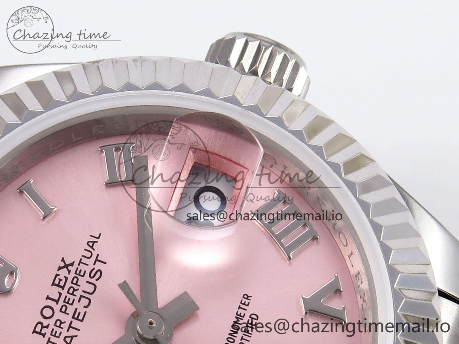 DateJust 28MM 279174 SS GMF 1:1 Best Edition 904L Steel Pink Roman Dial on Jubilee Bracelet A2671
