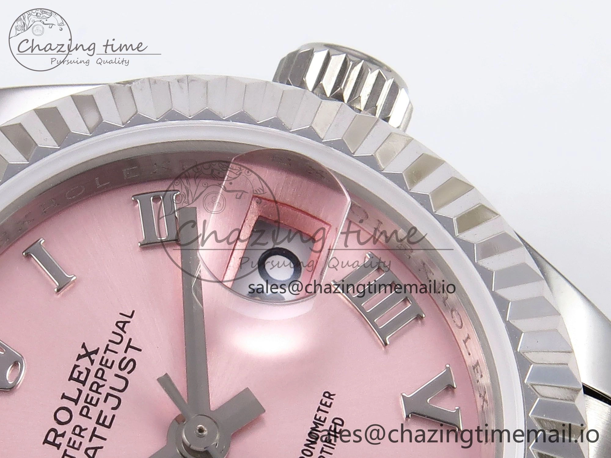 DateJust 28MM 279174 SS GMF 1:1 Best Edition 904L Steel Pink Roman Dial on Jubilee Bracelet A2671