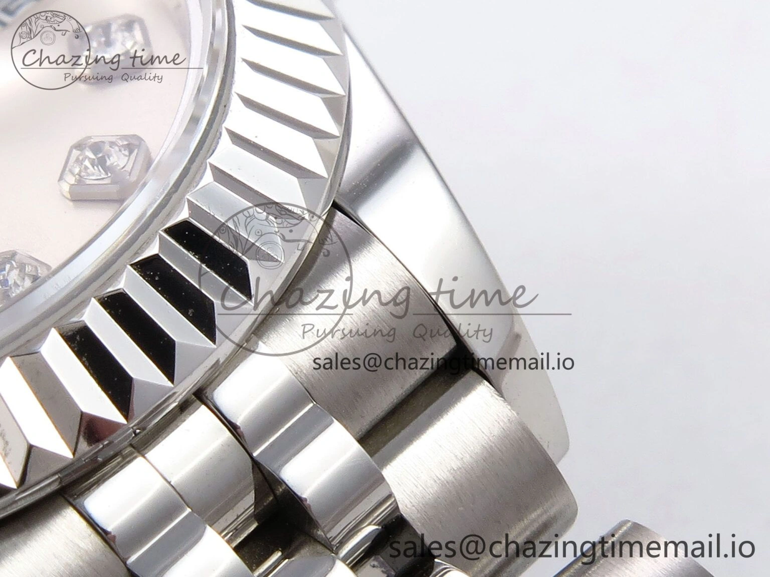 DateJust 28MM 279174 SS GMF 1:1 Best Edition 904L Steel Silver Diamonds Dial on Jubilee Bracelet A2671