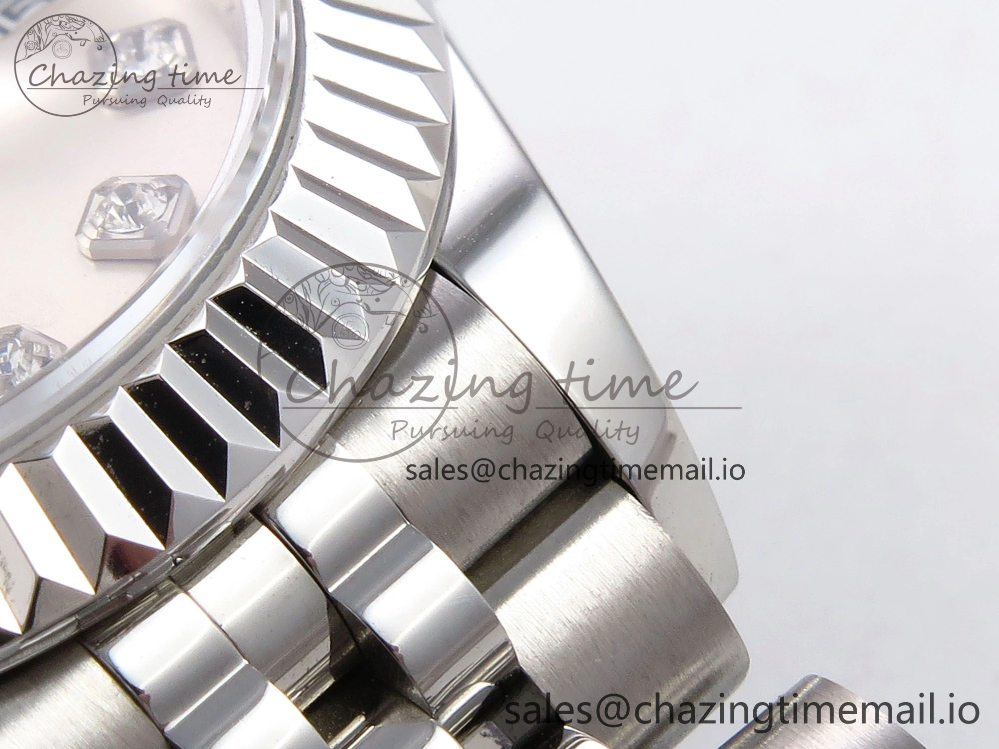 DateJust 28MM 279174 SS GMF 1:1 Best Edition 904L Steel Silver Diamonds Dial on Jubilee Bracelet A2671