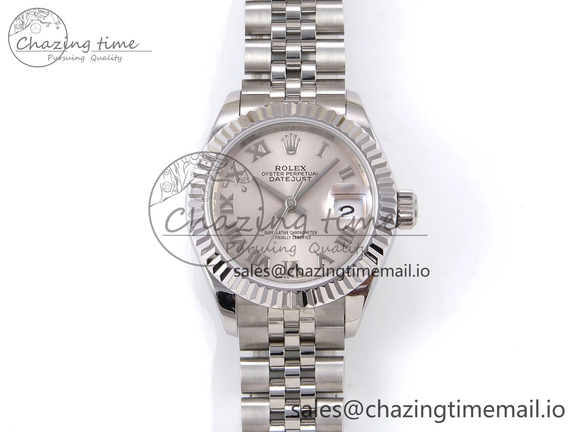 DateJust 28MM 279174 SS GMF 1:1 Best Edition 904L Steel Silver Roman Dial on Jubilee Bracelet A2671