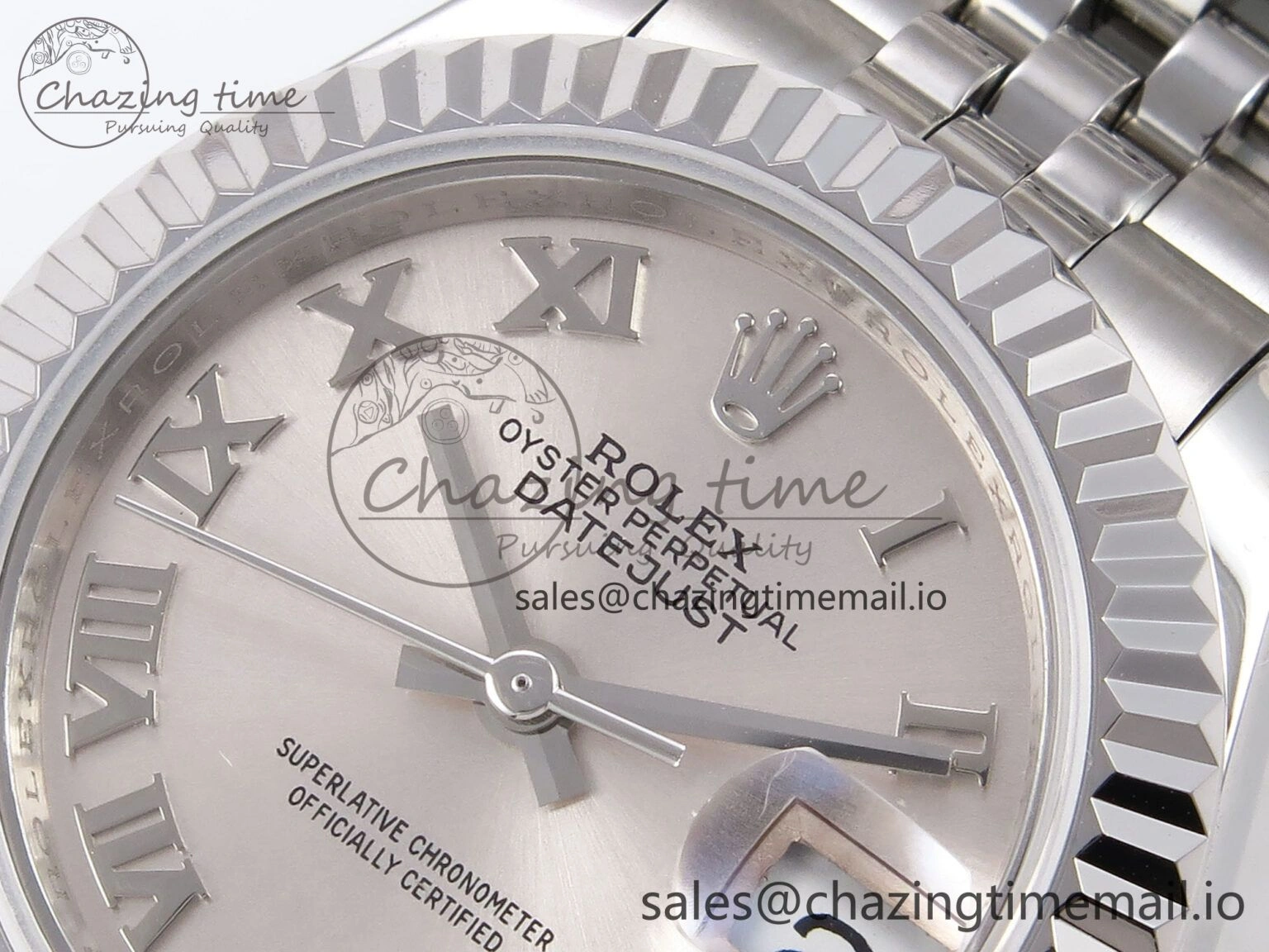 DateJust 28MM 279174 SS GMF 1:1 Best Edition 904L Steel Silver Roman Dial on Jubilee Bracelet A2671