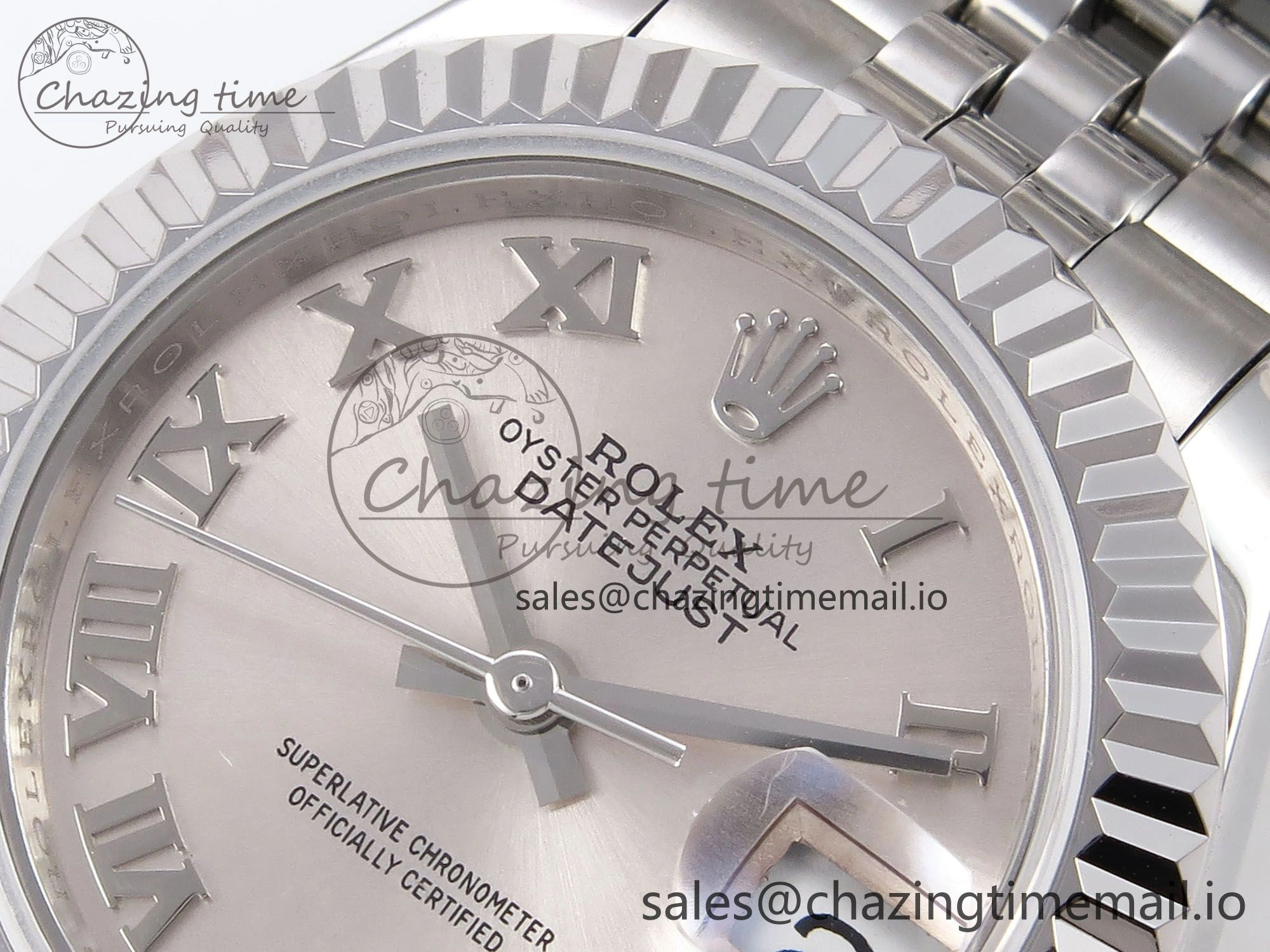 DateJust 28MM 279174 SS GMF 1:1 Best Edition 904L Steel Silver Roman Dial on Jubilee Bracelet A2671