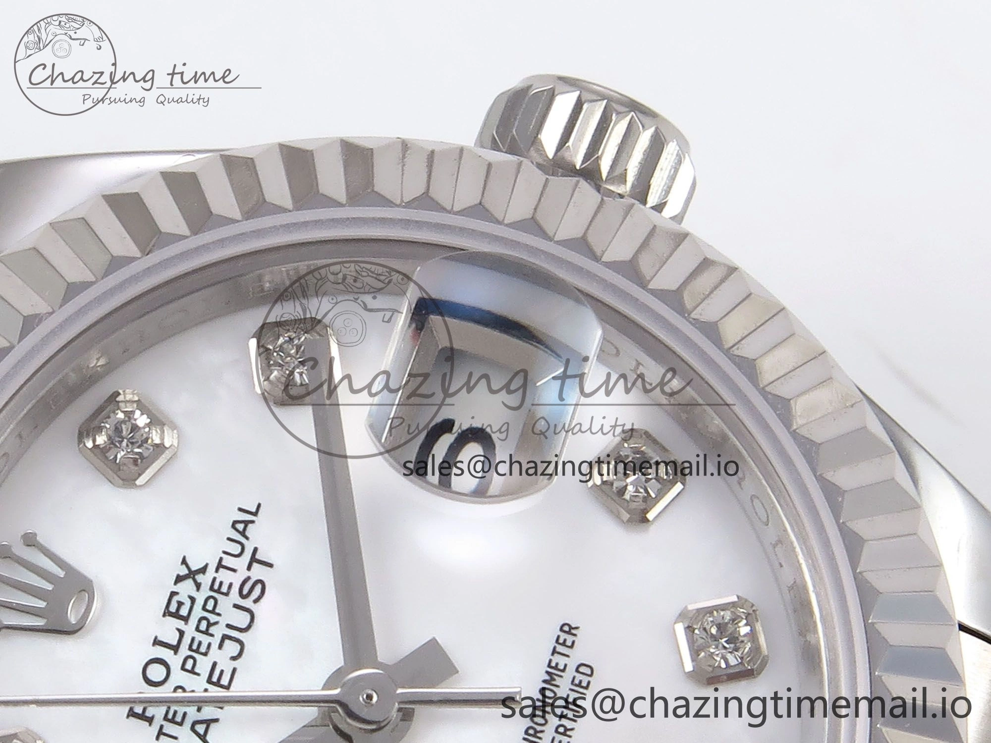 DateJust 28MM 279174 SS GMF 1:1 Best Edition 904L Steel White Diamonds Dial on Jubilee Bracelet A2671