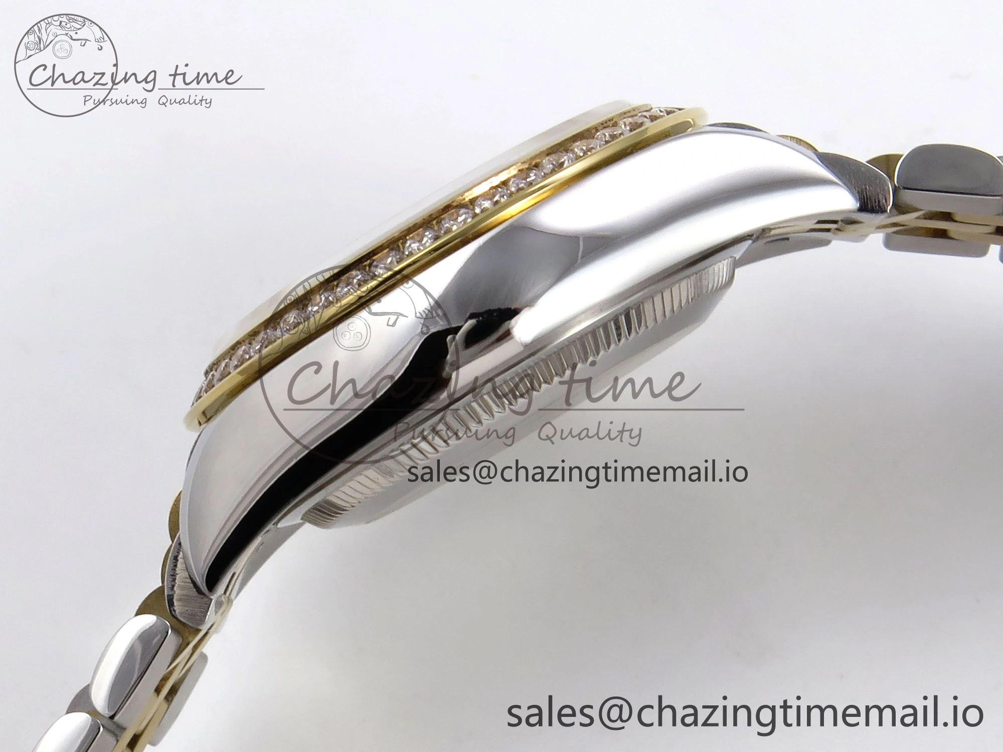 DateJust 28MM 279383RBR SS YG GMF 1:1 Best Edition 904L Steel White MOP Diamonds Dial on Jubilee Bracelet A2671