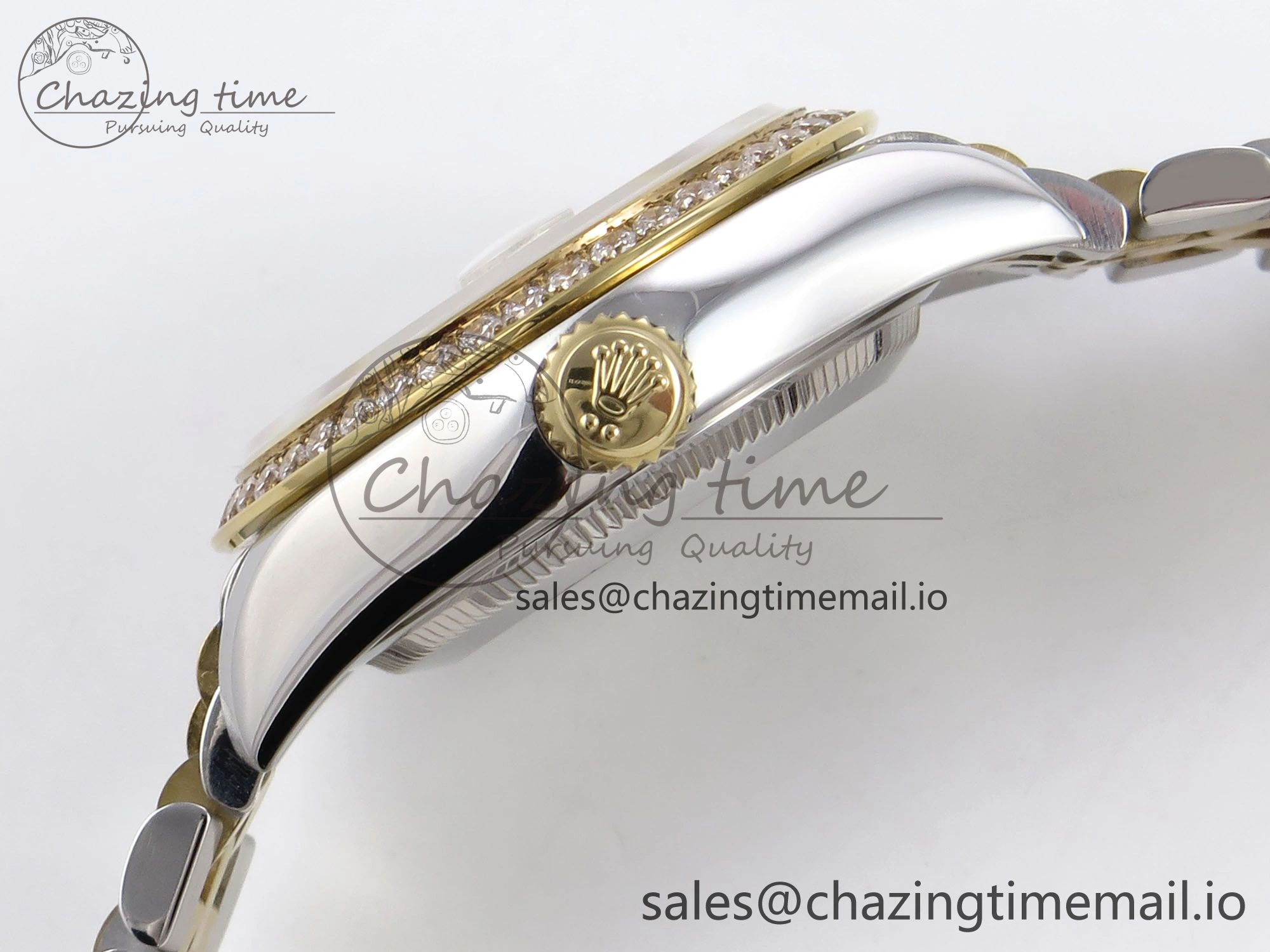 DateJust 28MM 279383RBR SS YG GMF 1:1 Best Edition 904L Steel White MOP Diamonds Dial on Jubilee Bracelet A2671