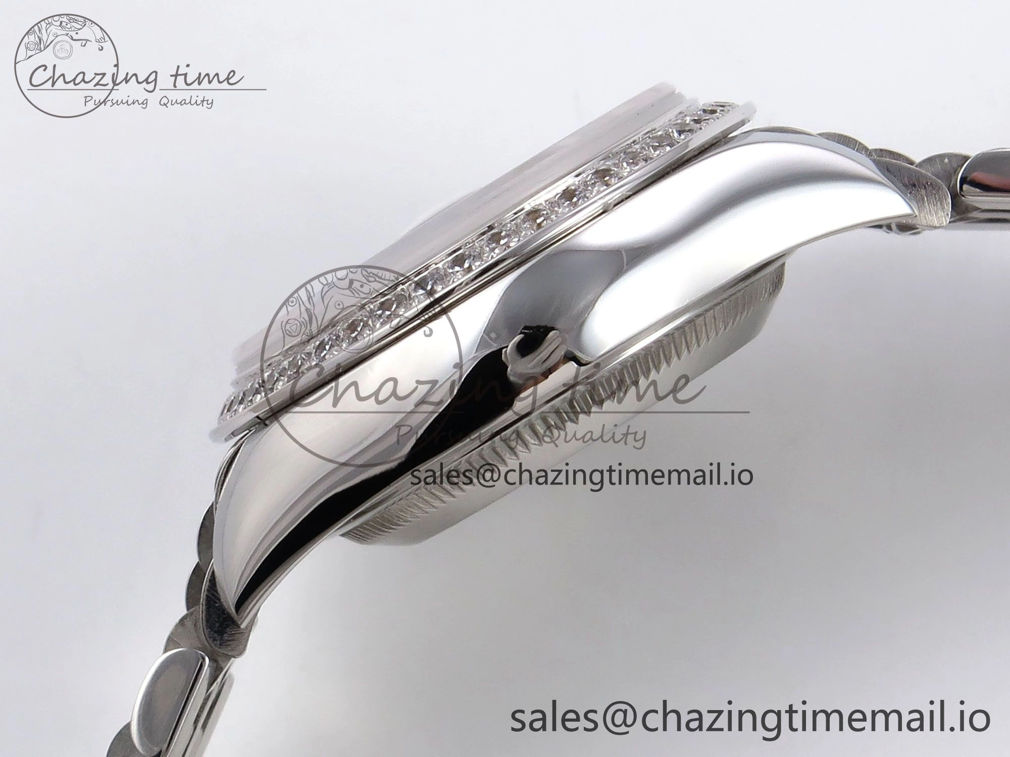 DateJust 28MM 279384RBR SS GMF 1:1 Best Edition 904L Steel Pink Diamonds Dial on Jubilee Bracelet A2671