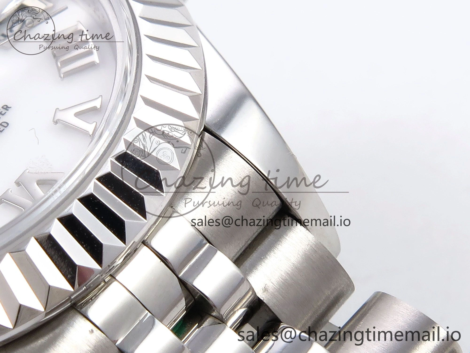 DateJust 28MM SS GMF 1:1 Best Edition 904L Steel White Roman Dial on Jubilee Bracelet A2671