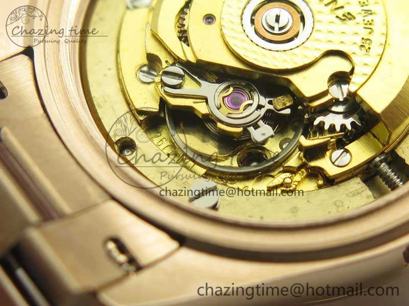 DateJust 28mm RG BP Maker Best Edition Brown Roman Dial Fluted Bezel On RG Bracelet ETA2671
