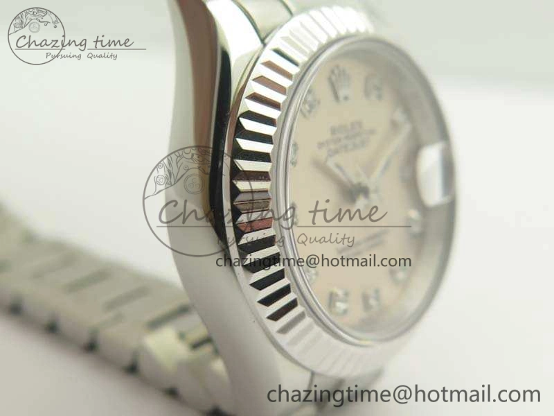 DateJust 28mm SS BP Maker Best Edition Silver Diam Dial On SS Bracelet ETA2671